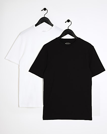 White muscle fit t-shirt 2 Pack