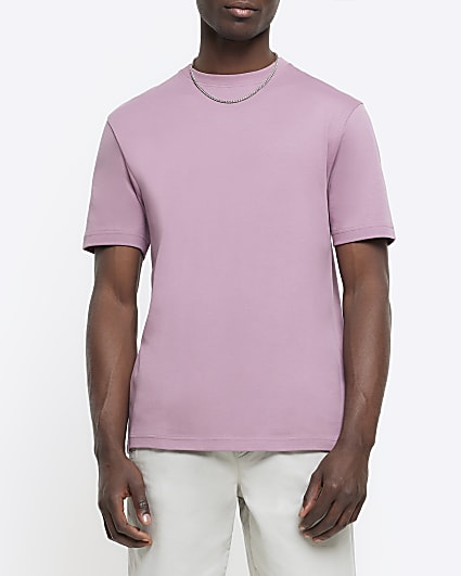 Pink RI Studio slim fit t-shirt