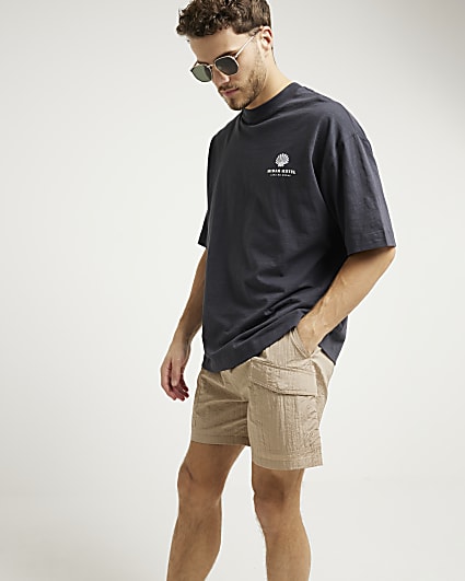 Stone Cargo Double Pocket Swim Shorts