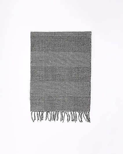 Black check scarf