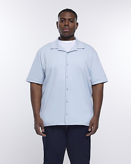 Big & Tall light blue regular fit shirt