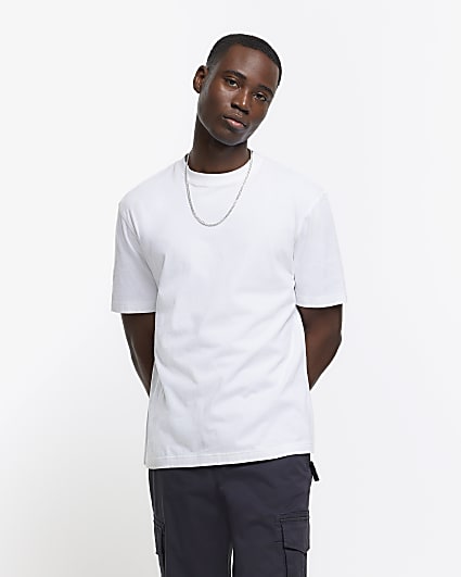 White regular fit t-shirt