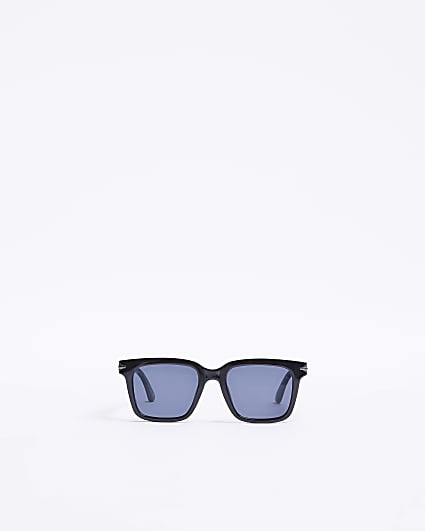 Black square frame sunglasses