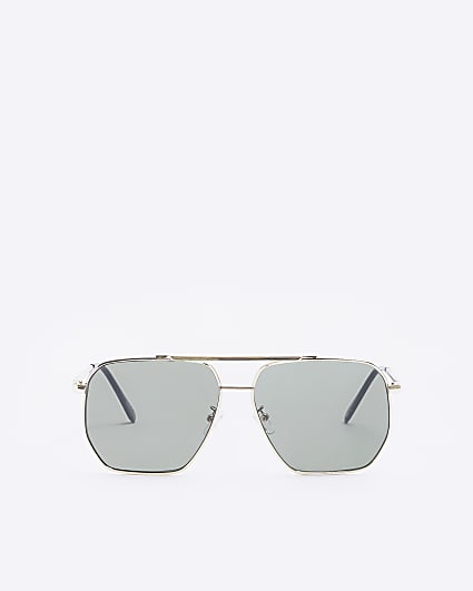 Gold colour aviator sunglasses