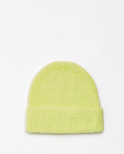 Lime green Fisherman Beanie hat
