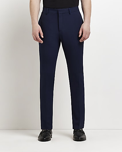 Navy Super Skinny fit Suit trousers