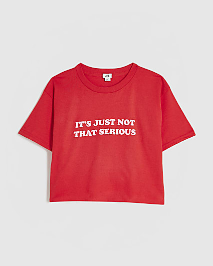 Girls Red Its Not That Serious T-Shirt