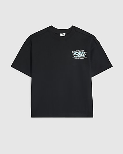 Boys Black Tokyo Graffiti T-Shirt