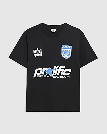 Boys Black Prolific Star T-Shirt