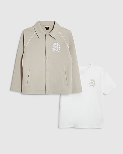 Boys Beige Jacket