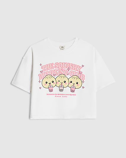 Girls White Squishy Icon T-Shirt
