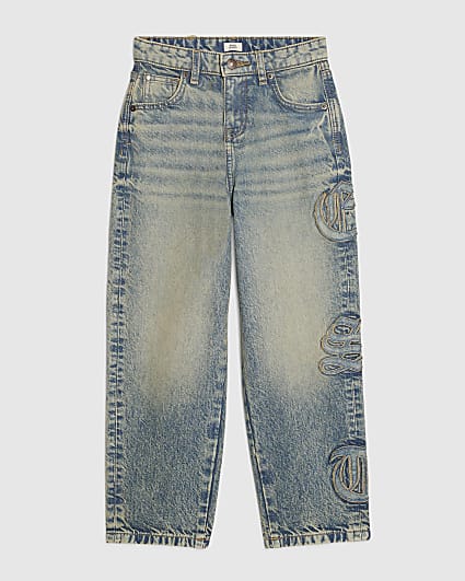 Boys Blue Applique Jeans