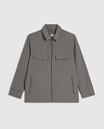 Boys Grey Shacket