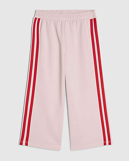 Mini Girls Pink Side Stripe Joggers
