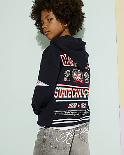 Boys Navy State Champs Hoodie