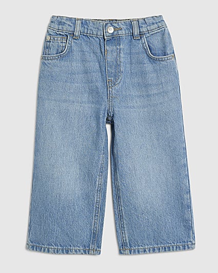 Mini Boys Blue Baggy Jeans