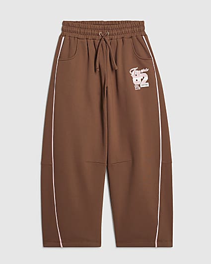 Girls Brown 82 Joggers