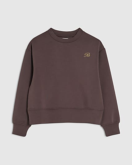 Girls Brown Premium RI Sweatshirt