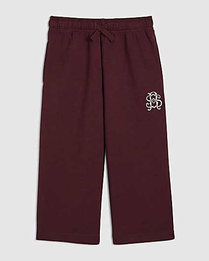 Mini Boys Red RI Wide Leg Joggers