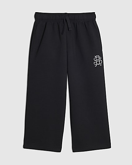Mini Boys Black RI Wide Leg Joggers