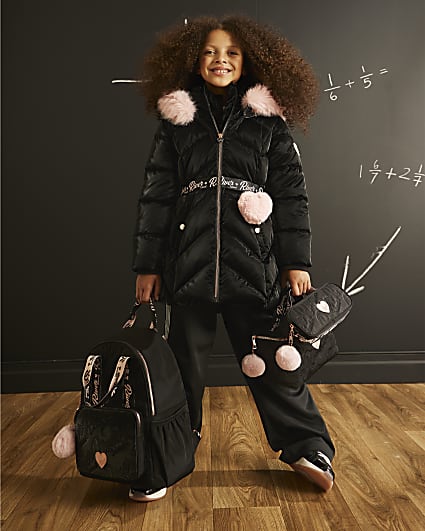 Black Backpack, Luncbox And Pencil Case Set