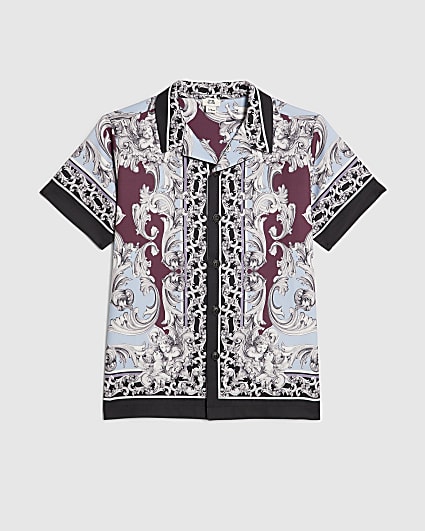 Boys White Baroque Shirt