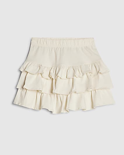 Girls Cream Rara Skirt
