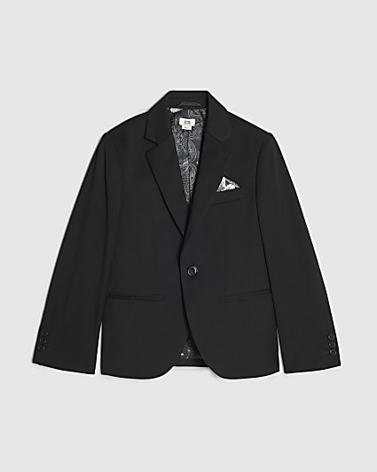 Boys Black Tailored Suit Jacket
