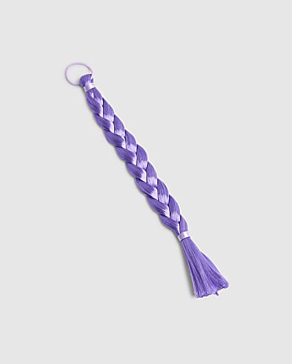Girls Purple Braided Hairband