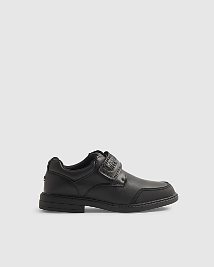 Boys Black Velcro Shoes