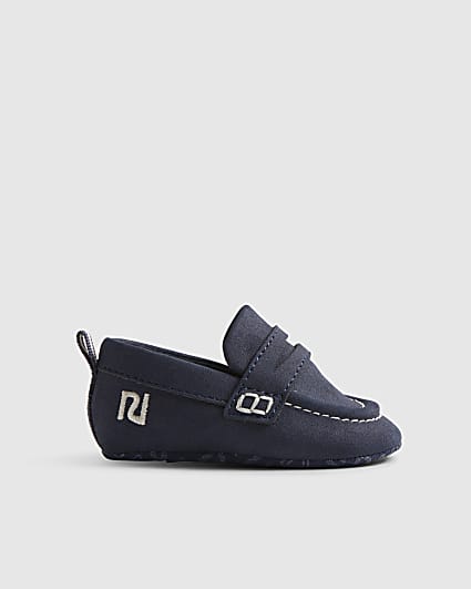 Baby Boy Navy Loafers