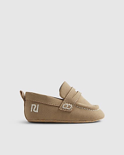 Baby Boy Beige Loafers
