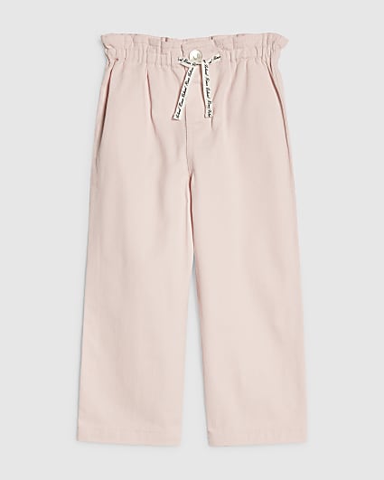 Mini Girls Pink Wide Leg Jeans