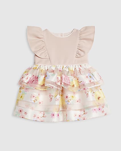 Baby Girls Pink Floral Dress