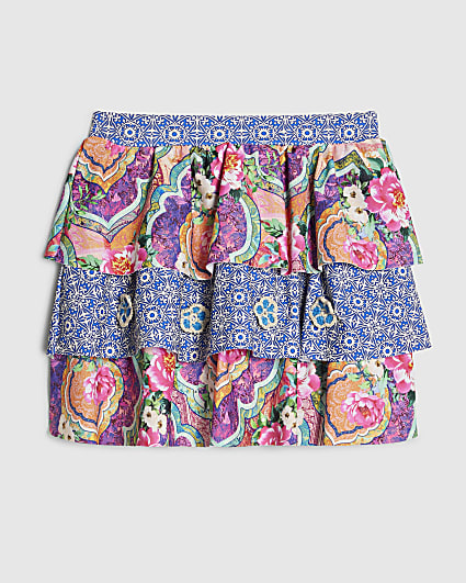 Girls Purple Rara Swim Skirt