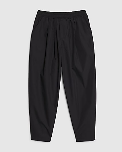 Girls Black Balloon Trousers