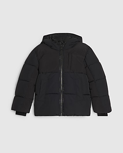 Boys Black MCMXII Heavyweight Padded Jacket