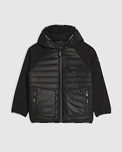 Boys Black Palais Dept Hooded Jacket