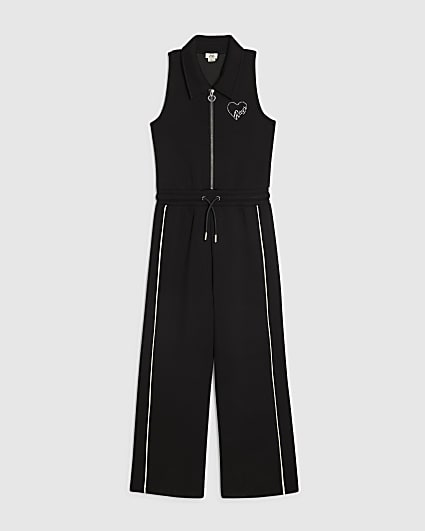 Girls Black Premium Jumpsuit