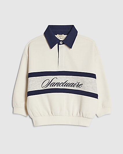 Mini Boys Cream Sanctuaire Sweatshirt