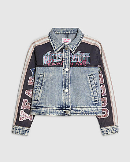 Girls Blue Year Zero Denim Jacket
