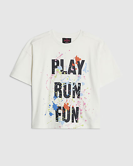 Real Hackney Dave White Mini Fun T-Shirt