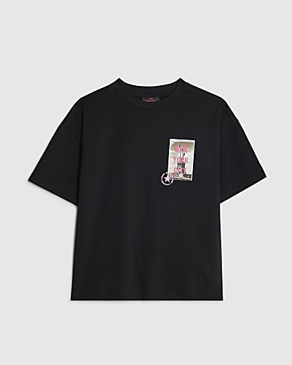 Real Hackney Dave Boys Black NY T-shirt