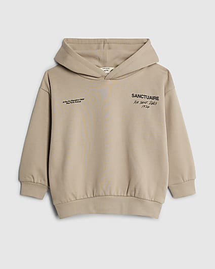 Mini Boys Beige Sanctuaire Hoodie