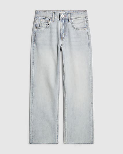 Girls Blue Straight Jeans