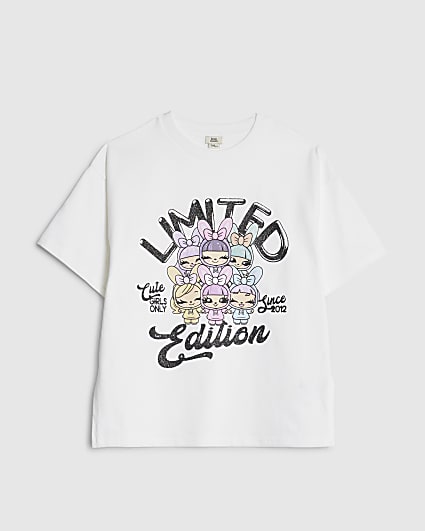 Girls White Limited Edition T-Shirt