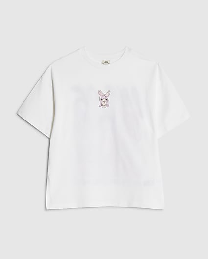 Girls White New York Girl Squad T-Shirt