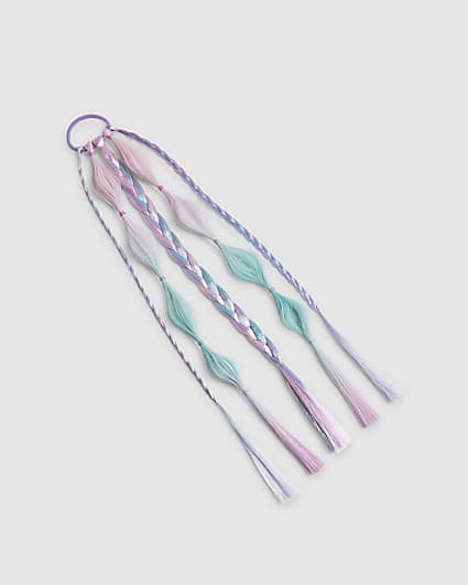 Purple Mermaid Fake Hair Pony