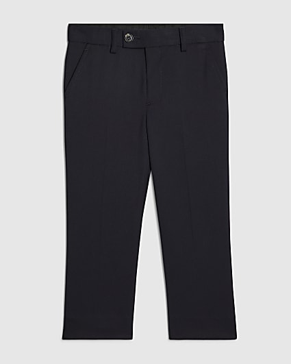 Mini Boys Navy Tailored Suit Trousers