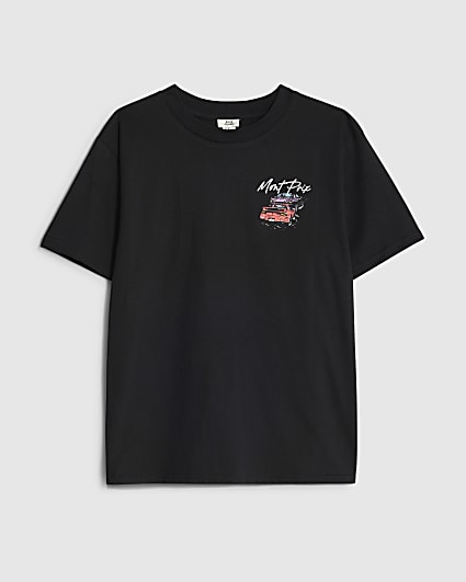 Boys Black Mont Prix Car T-Shirt
